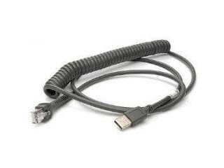 Zebra - Strømkabel - USB (hann) - 2.8 m - rullet sammen - for Symbol LI3608; Zebra DS3608, DS3678, LI3608, LI3678, VC80, VH10