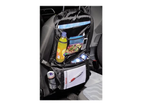 Hama Automotive Organiser with Isotherm Compartment - Förvaring för bilstol - polyester - svart