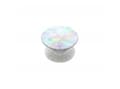Miniatyrbild 4 av 5: PopSockets - Fingergrepp/vikbart ställ för mobiltelefon, surfplatta - opal - vit (dragspel), vit (plattform)