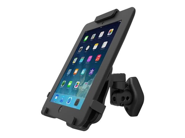 Compulocks Universal Tablet Rugged Case Mount - Monteringskomponent (brakett) - for nettbrett - veggmonterbar, skrivebord - for Apple 10.2-inch iPad; Sort