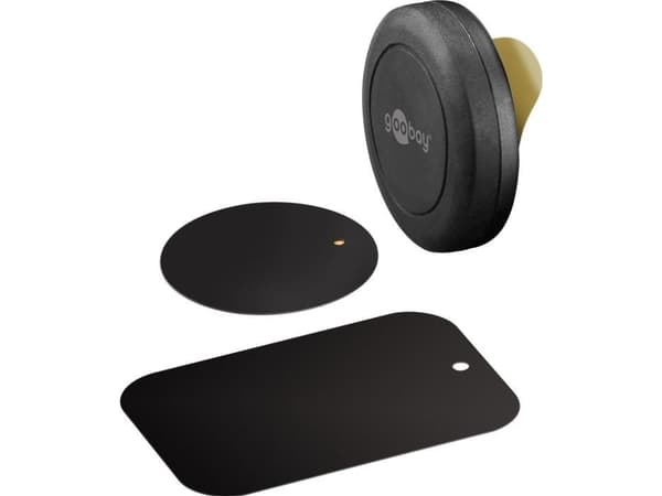Goobay 62089, Mobiltelefon / smartphone, Passiv hållare, Bil/inomhus, Svart