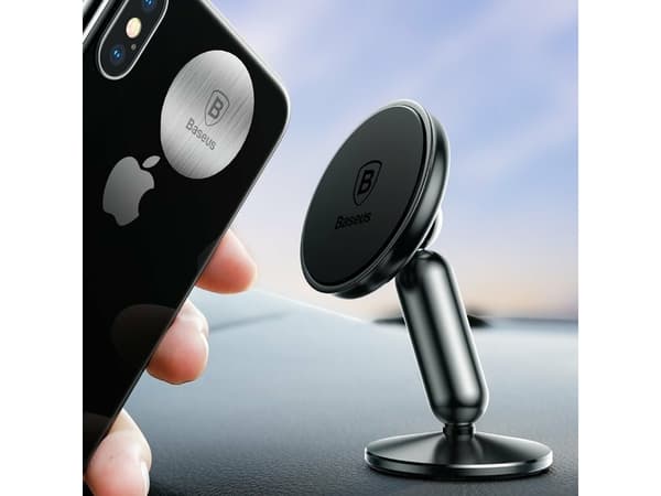 Baseus SUYZD-01, Mobiltelefon/smarttelefon, Aktiv holder, Bil, Sort