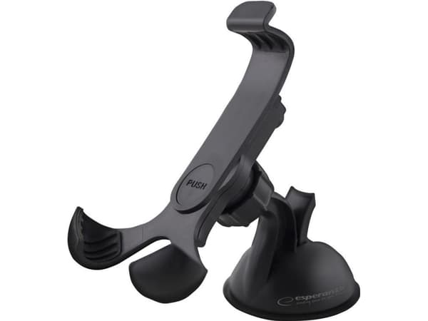 Esperanza EMH104, Mobiltelefon / smartphone, Passiv hållare, Bil, Svart