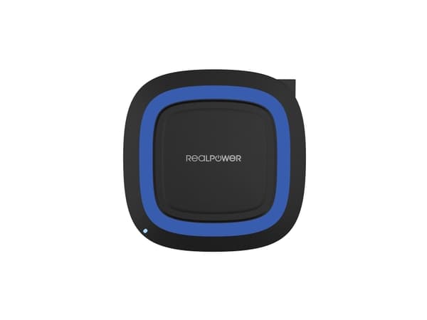 RealPower FreeCharge-10, Innendørs, AC, Trådløs lading, 1 m, Sort