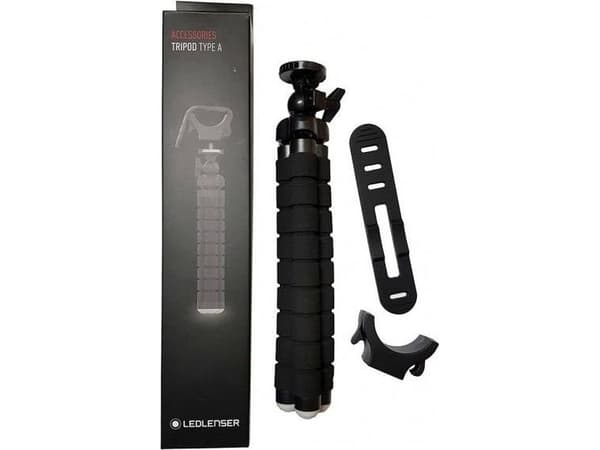 Ledlenser kolmijalkainen A-tyypin taskulamppu Black_Box