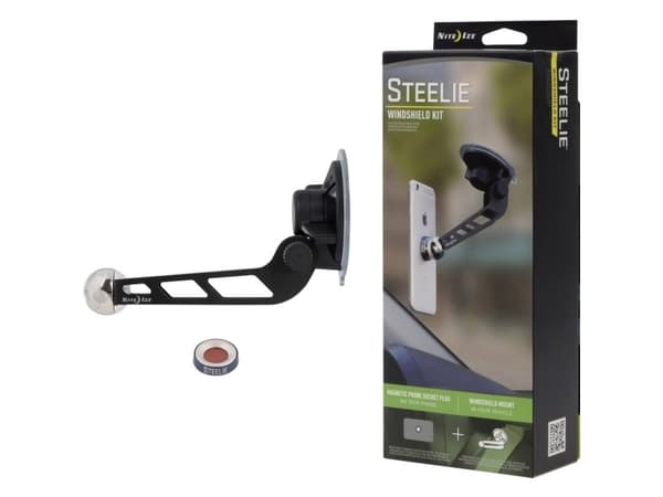 NITE Ize Steelie Windshield Mount Sugekop Mobiltelefon-holder til biler Kan drejes 360°