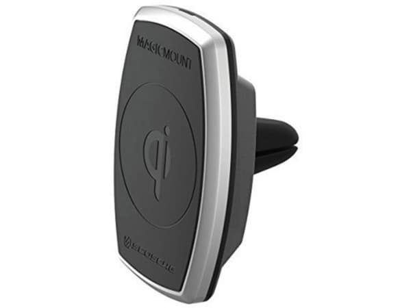 Scosche QI induktionsoplader 2000 mA MagicMount Pro Vent MPQ2V-XTSP Udgange QI-standard Sort/sølv