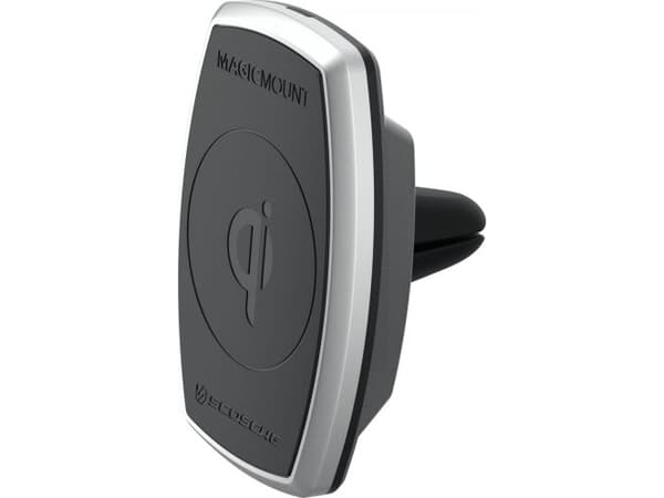Scosche QI induktionsoplader 2000 mA MagicMount Pro Vent MPQ2V-XTSP Udgange QI-standard Sort/sølv