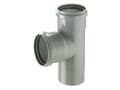 Miniatyrbilde 2 av 3: Magnaplast T-stykke 87° for innvendig kloakk HETA 50mm (11920)