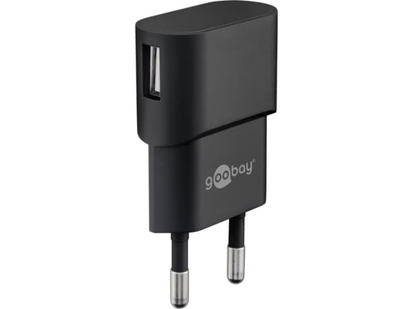 Goobay 45294, Sisätila, AC, 5 V, 1 m, Musta