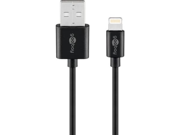 Goobay 45294, Sisätila, AC, 5 V, 1 m, Musta