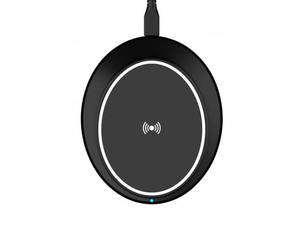 Xqisit 31442, inomhus, USB, Trådlös laddning, 1 m, Svart