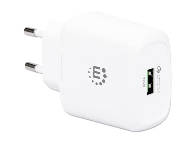 Manhattan 102285, Innendørs, AC, 12 V, Hvit