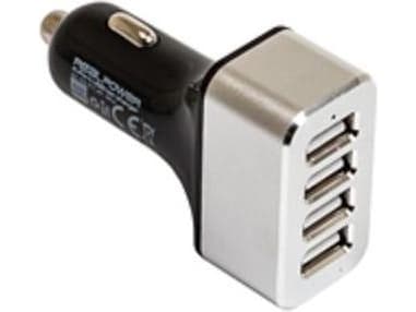 RealPower 176636, Auto, Tupakansytytin, 5 V, Musta, Hopea