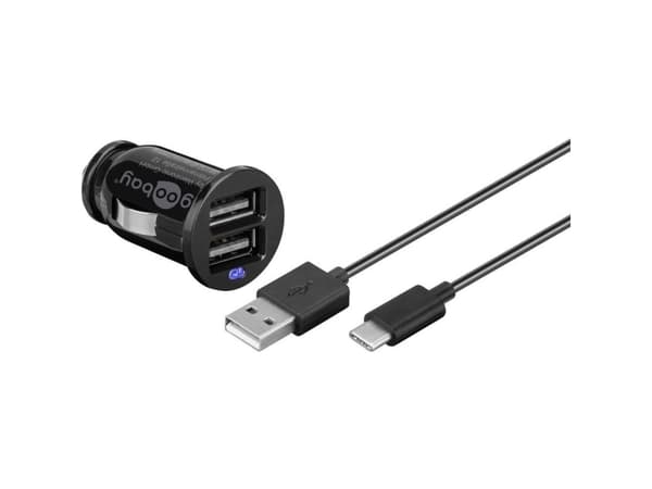 Goobay 58820, Innendørs, Cigartenner/lighter, 5 V, 1 m, Sort