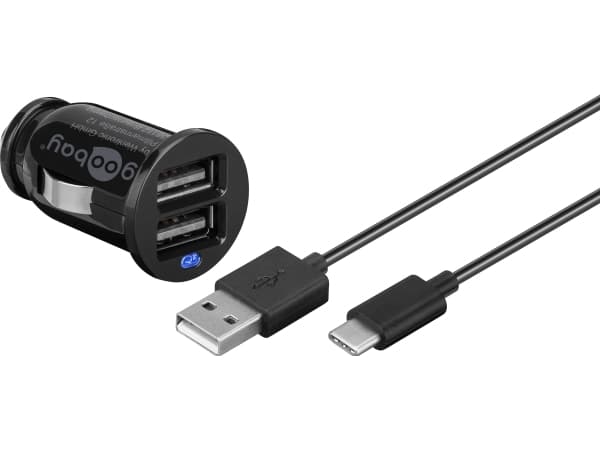 Goobay 58820, Innendørs, Cigartenner/lighter, 5 V, 1 m, Sort Sort