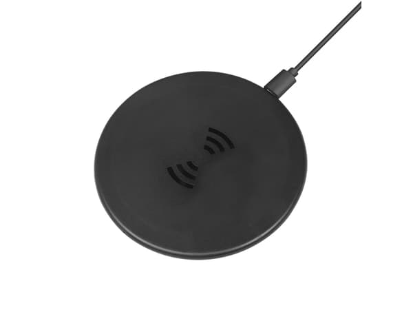 LogiLink PA0208, Innendørs, USB, 5 V, 1 A, Trådløs lading, Sort Sort