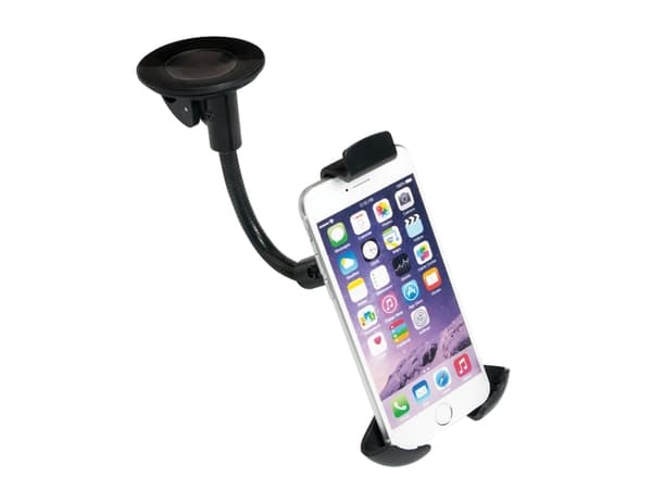 LogiLink AA0102, Mobiltelefon / smartphone, Passiv hållare, Bil, Svart