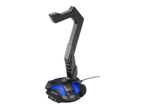 Sharkoon X-Rest 7.1, Kuulokkeet, Kuulokkeet, Aktiivinen teline, Sisätila, Musta
