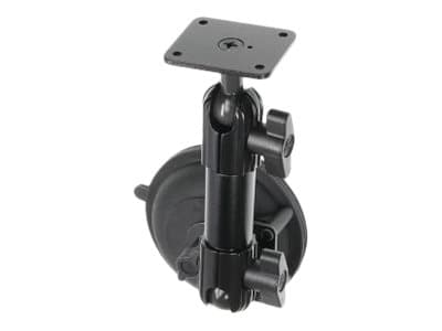 Brodit - Monteringssett (pidestallmontering) - plastikk, aluminium - svart - koppholder for bil Sort
