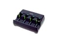 Miniatyrbilde 2 av 2: Zebra 4-slot battery charger - Batterilader - utgangskontakter: 4 - for P/N: BTRY-36IAB0E-00