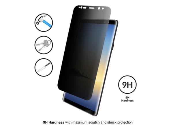 EIGER EGSP00165, Samsung, Samsung Galaxy Note 8, Dammresistent, Transparent, 1 styck