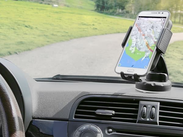SBS TESUPPUNIVRAB, Mobiltelefon/smarttelefon, Passiv holder, Bil, Sort