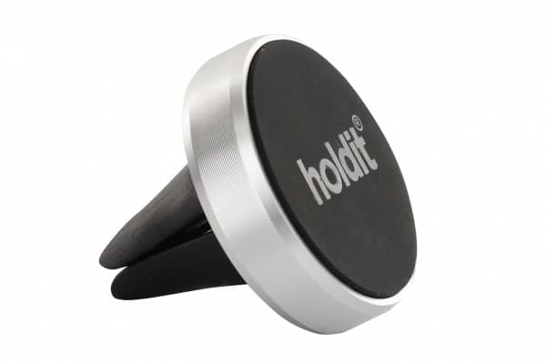 Holdit magnetisk bilholderknapp 612682 Sort, Sølv