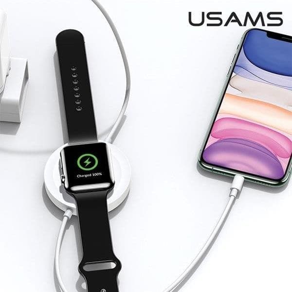 USAMS styring. induksjon US-CC096 10W med sort / svart CC96WH01 kabel