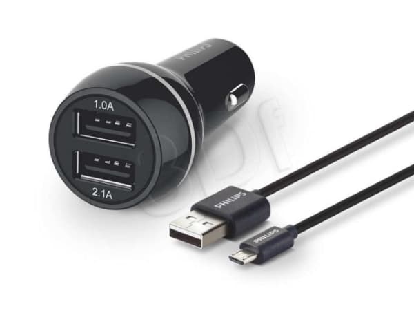 Philips-lader 2x USB-A 3,1 A (DLP2357U/10)