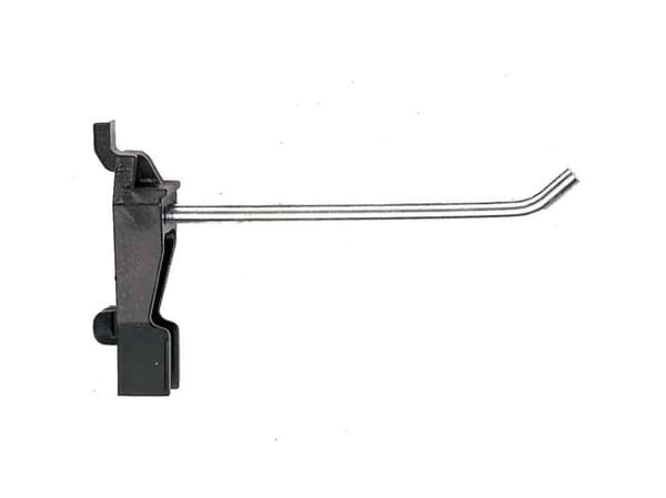 raaco CLIP 1, Passiv holder, Innendørs, Sort, Rustfritt stål
