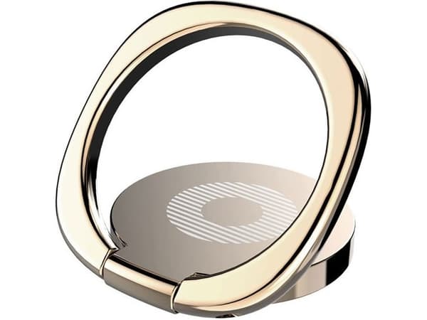 Baseus ring for a metal phone Desktop Bracket gold