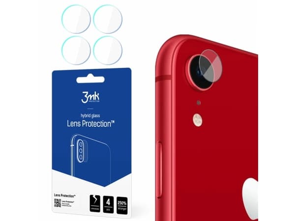 3mk - Glass for Lens Protection - Hybrid Glas - 7H - Til Apple iPhone XR