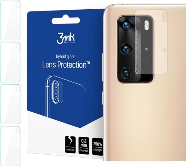 3MK Lens Protect Huawei P40 Pro Kameralinsebeskyttelse 4 stk