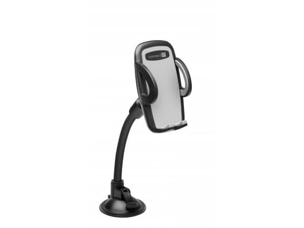 Connect IT CI-1114, Mobiltelefon / smartphone, Passiv hållare, Bil, Svart, Grå