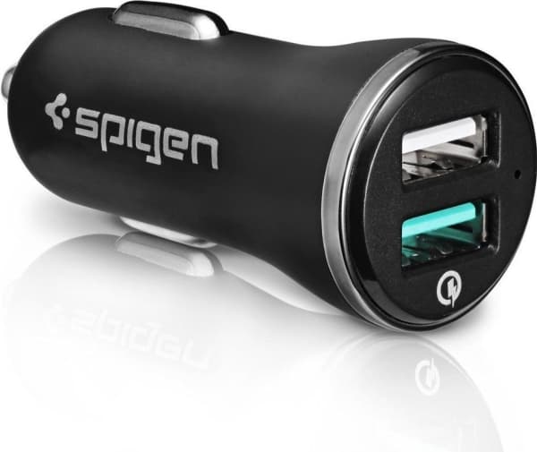 Spigen F27QC, Automatisk, Cigarr tändare, 5 V, Svart