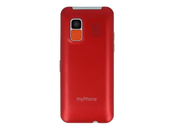 TelForceOne Myphone Halo Easy - Funktionstelefon - microSD-kortplats - LCD-skärm - 120 x 160 pixlar - bakre kamera 0,3 MP - röd