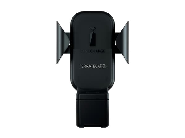 Terratec ChargeAir All Car, Mobiltelefon/smarttelefon, Smartklokke, Aktiv holder, Bil, Svart Sort
