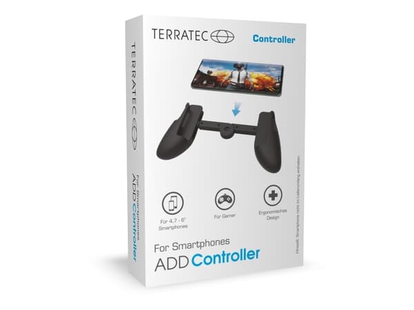 Terratec ADD Controller, Matkapuhelin/älypuhelin, Passiiviteline, Käsi, Musta