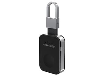 Terratec Charge AIR Key, Svart, Sølv, Smartklokke, 950 mAh, USB, 5 V, 1 A