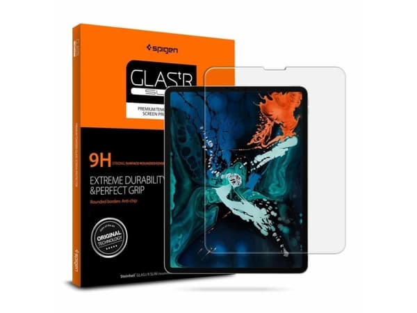 Spigen Glas.tR SLIM, Genomskinligt skärmskydd, 32,8 cm (12.9"), 9H, Härdat glas, 68 g, 1 styck