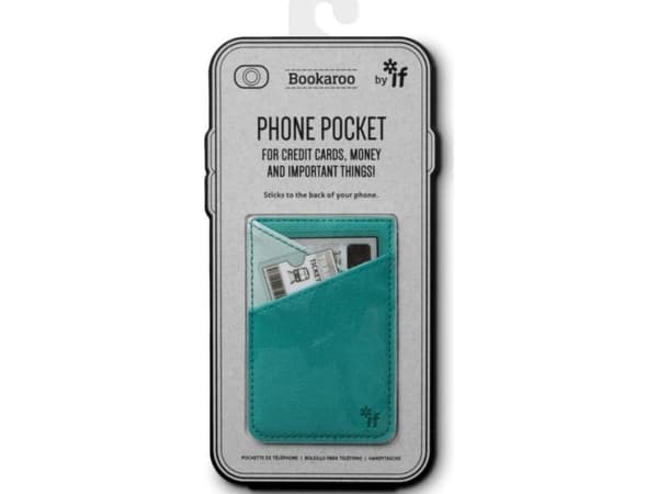 IF Bookaroo Phone Pocket Portfel na telefon turkusowy