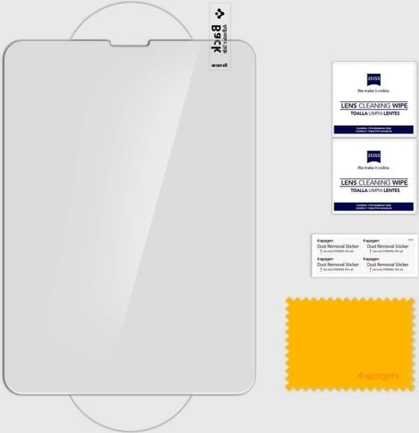 Spigen GLAS.tR Slim, Genomskinligt skärmskydd, 25,9 cm (10.2"), 9H, Polyetentereftalat (PET), Silikon, 100 g, 1 styck