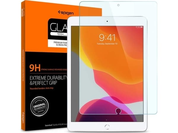 Spigen GLAS.tR Slim, Genomskinligt skärmskydd, 25,9 cm (10.2"), 9H, Polyetentereftalat (PET), Silikon, 100 g, 1 styck