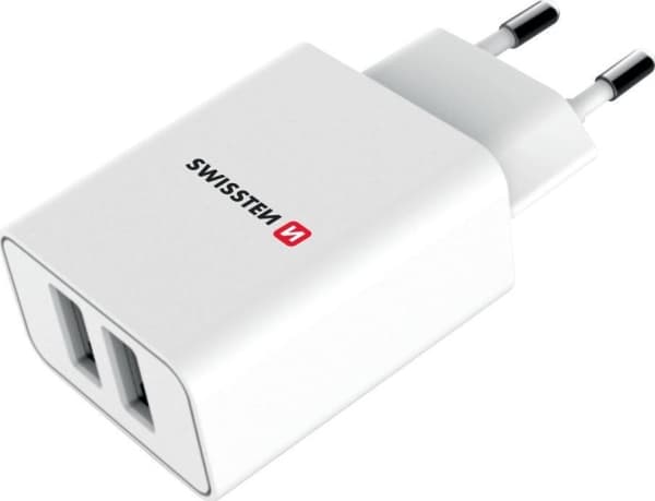 Swissten laturi 2x USB-A 2.1 A (22053000)