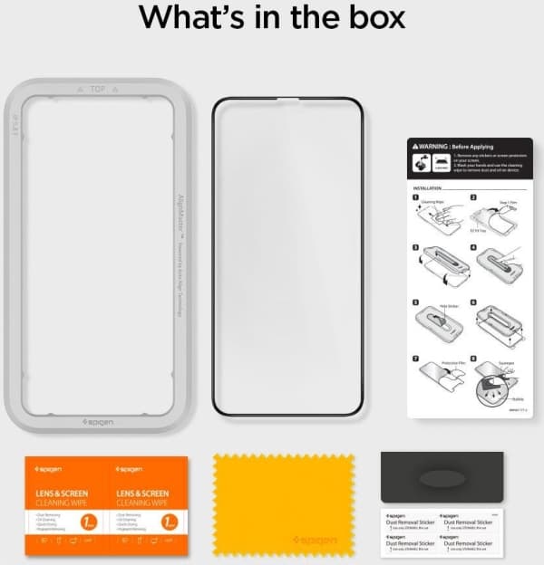 Spigen AGL00106, Apple, iPhone 11 iPhone XR, Svart, Transparent, 1 styck