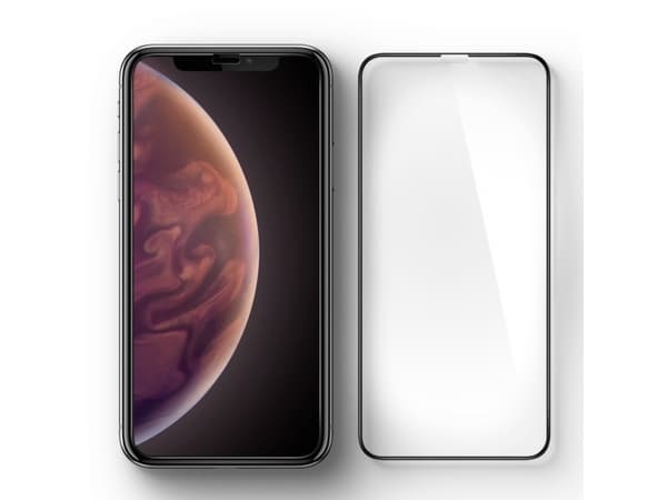 Spigen 063GL25234, Apple, iPhone XS, Musta, Läpinäkyvä, 1 kpl
