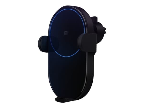 Xiaomi Mi Wireless Car Charger - Trådløs ladeholder for bil + bilstrømadapter - 20 watt - 3 A - svart Sort
