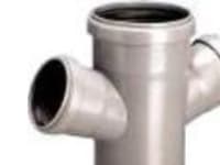 Wavin HT enkeltplans kvadrant 50x50x50mm sanitær 3260450056