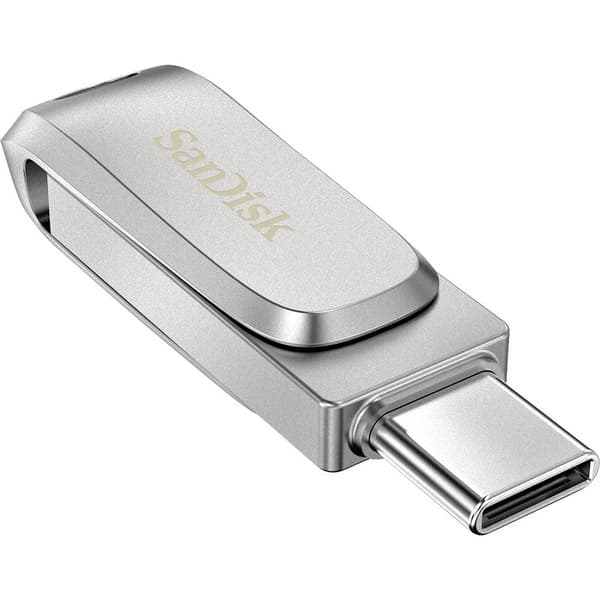 SanDisk Ultra Dual Luxe USB-minne Mobil/Tablet Silver 128 GB USB-C® (USB 3.1 Gen 1)